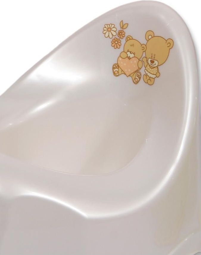 Protiskluzový nočník Tega Baby Teddy Bear White Perl 2018 - obrázek 2
