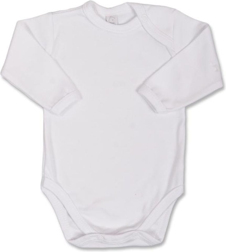 Kojenecké body s dlouhým rukávem Bobas Fashion bílé&nbsp;-&nbsp;86 (12-18m) - obrázek 4