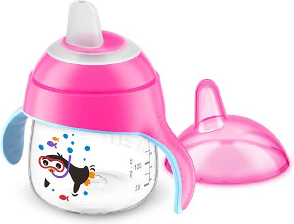 Avent Premium Hrnek pro 1. doušky 260 ml 1 ks růžový - obrázek 11