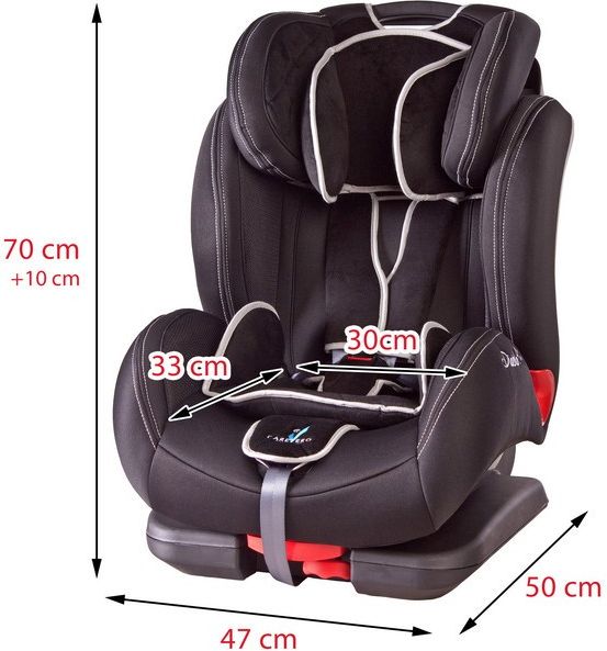 Autosedačka CARETERO DiabloFIX s Isofix Varianta: red 2015 - červená - obrázek 6