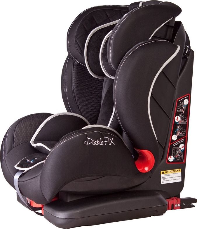 Autosedačka CARETERO DiabloFIX s Isofix Varianta: red 2015 - červená - obrázek 22