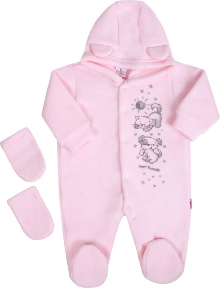 Fleecový overal New Baby Kamarádi modrý&nbsp;-&nbsp;74 (6-9m) - obrázek 5