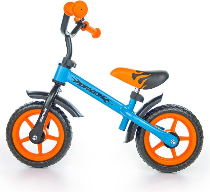 Dětské odrážedlo kolo Milly Mally Dragon orange-blue - obrázek 7