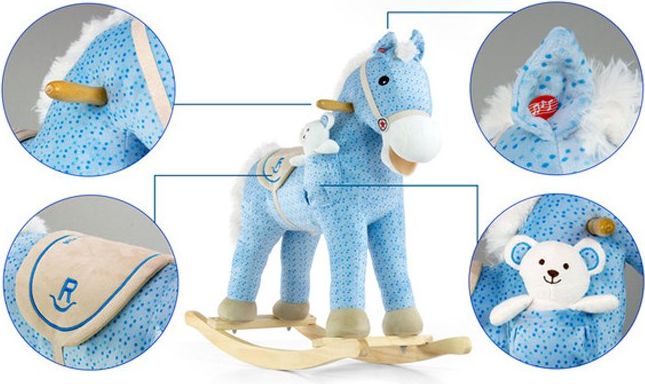Houpací koník s melodií Milly Mally Pony Varianta: Bruno - hnědá - obrázek 5