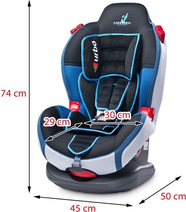 Autosedačka CARETERO SPORT TURBO red 2015 - obrázek 18