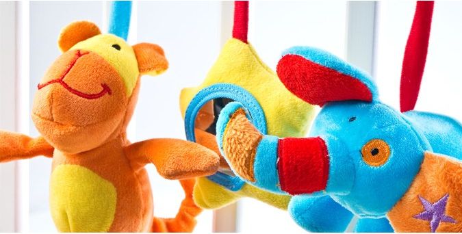 Hračka na postýlku spirála Sensillo Varianta: Motýlek - růžová - obrázek 8
