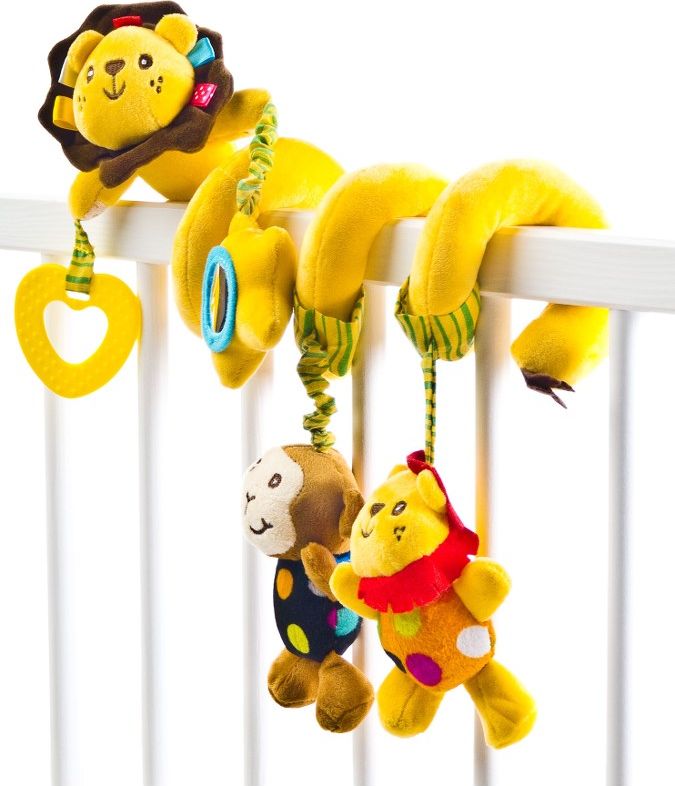 Hračka na postýlku spirála Sensillo Varianta: Motýlek - růžová - obrázek 18