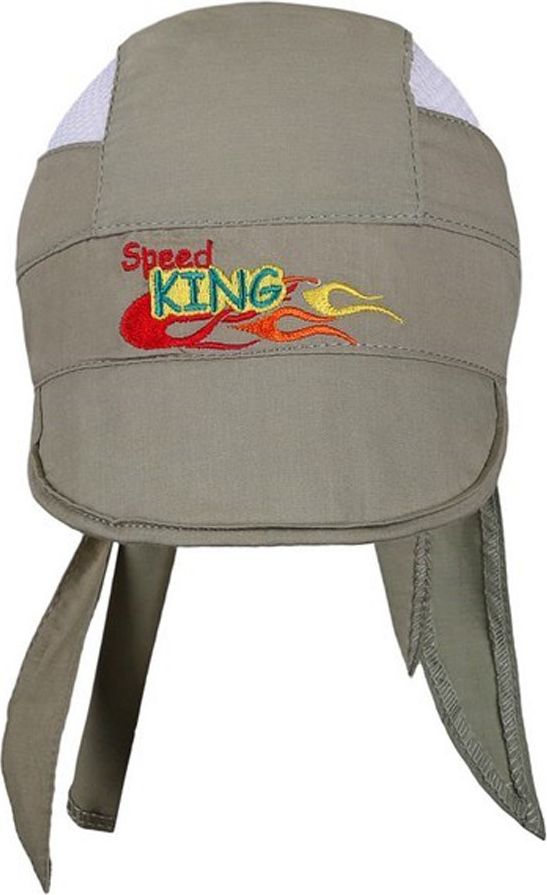 Letní dětská čepička-šátek New Baby Speed King světle modrá&nbsp;-&nbsp;116 (5-6 let) - obrázek 2