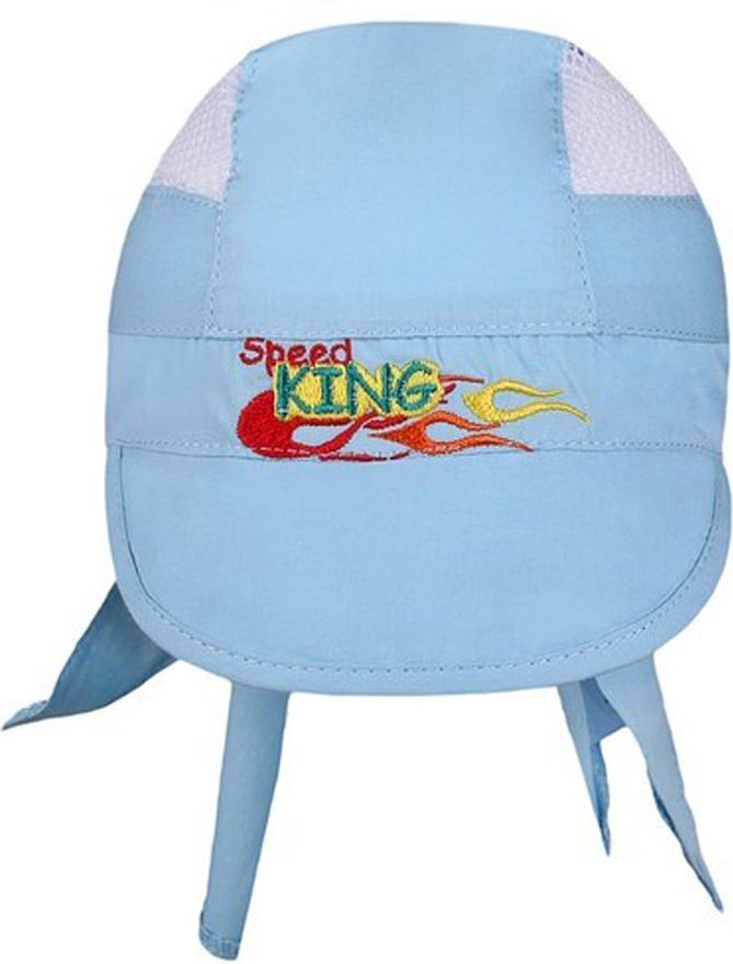 Letní dětská čepička-šátek New Baby Speed King světle modrá&nbsp;-&nbsp;116 (5-6 let) - obrázek 4