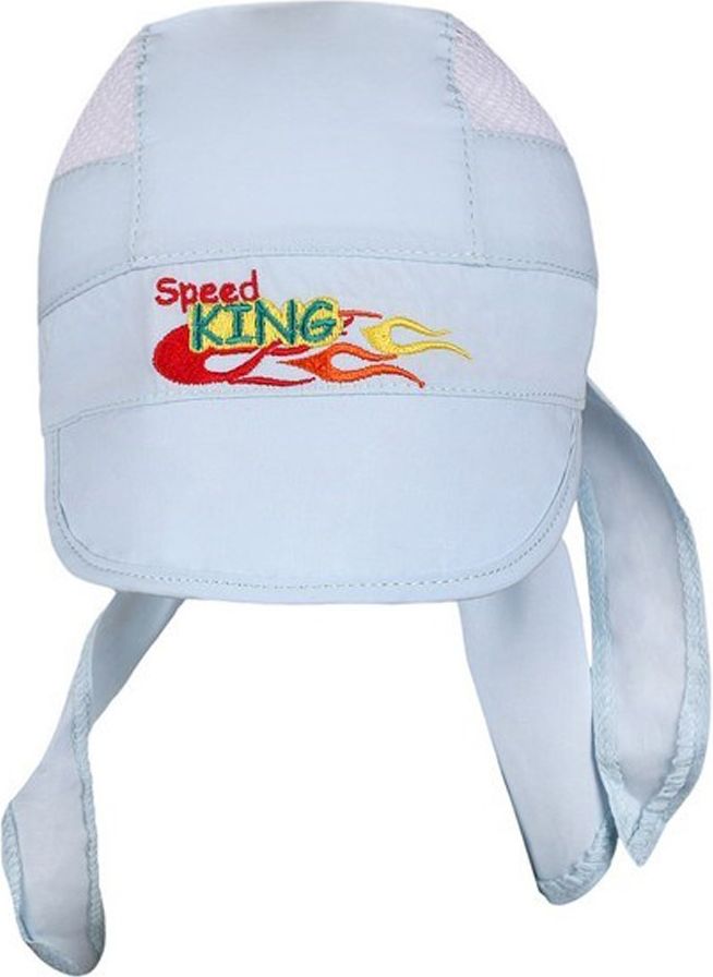 Letní dětská čepička-šátek New Baby Speed King světle modrá&nbsp;-&nbsp;116 (5-6 let) - obrázek 5