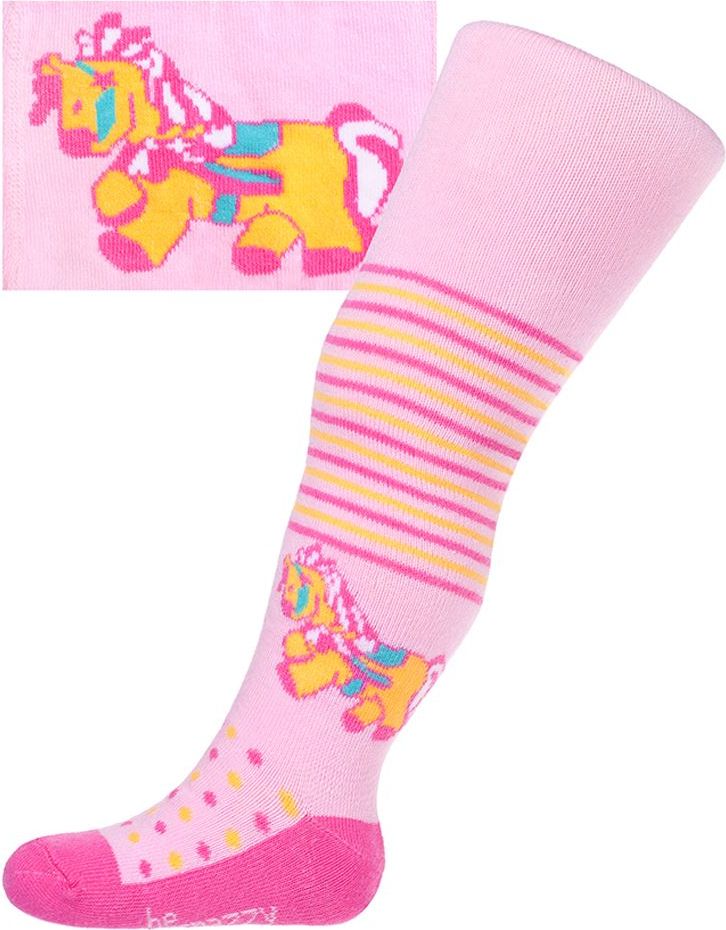 Bavlněné punčocháčky New Baby růžové s koníkem&nbsp;-&nbsp;80 (9-12m) - obrázek 44