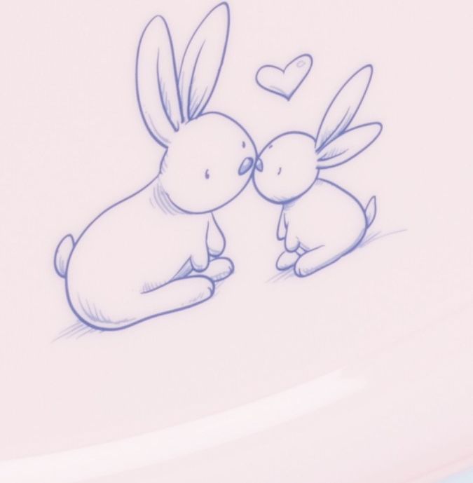 Dětské protiskluzové stupátko do koupelny Bunny růžové - obrázek 4