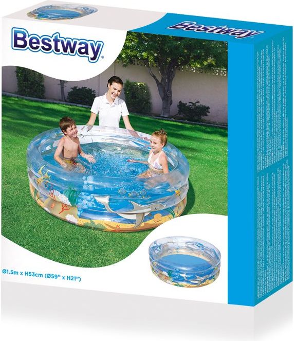 Dětský nafukovací bazén Bestway Varianta: moře - modrá - obrázek 8