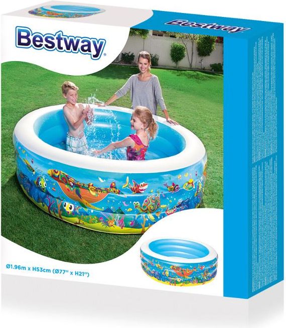 Dětský nafukovací bazén Bestway Varianta: moře - modrá - obrázek 24