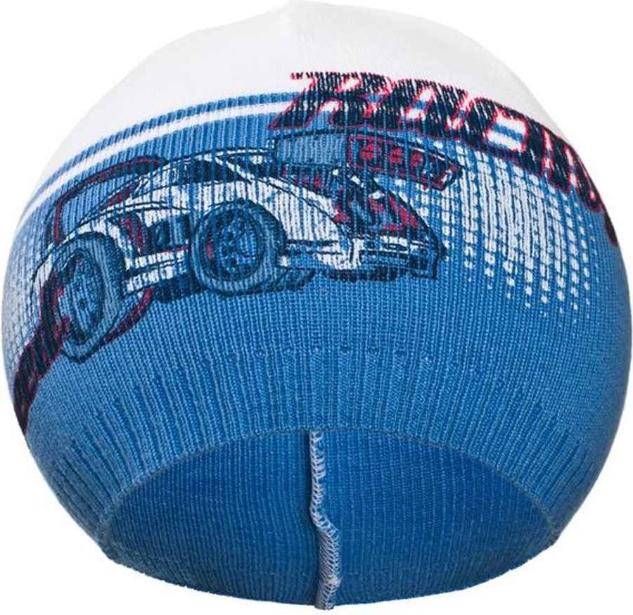 Podzimní dětská čepička New Baby Racing světle modrá&nbsp;-&nbsp;110 (4-5r) - obrázek 1