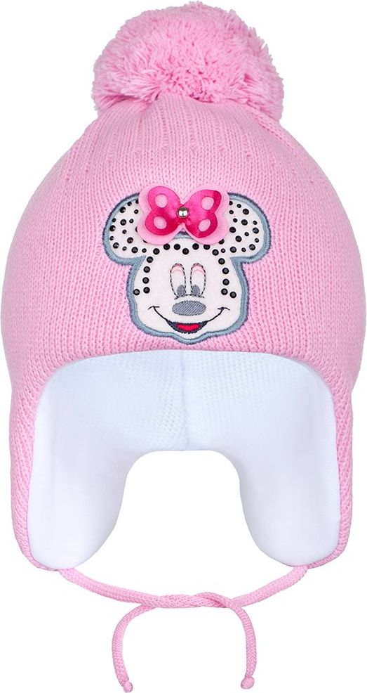 Zimní dětská čepička New Baby Minnie bílá&nbsp;-&nbsp;104 (3-4r) - obrázek 3
