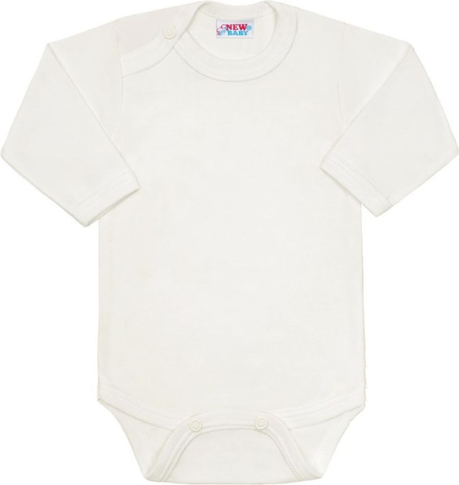 BIO body s dlouhým rukávem New Baby růžové&nbsp;-&nbsp;80 (9-12m) - obrázek 1