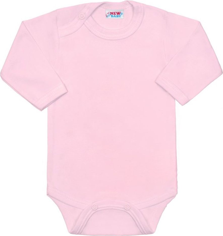 BIO body s dlouhým rukávem New Baby růžové&nbsp;-&nbsp;80 (9-12m) - obrázek 3