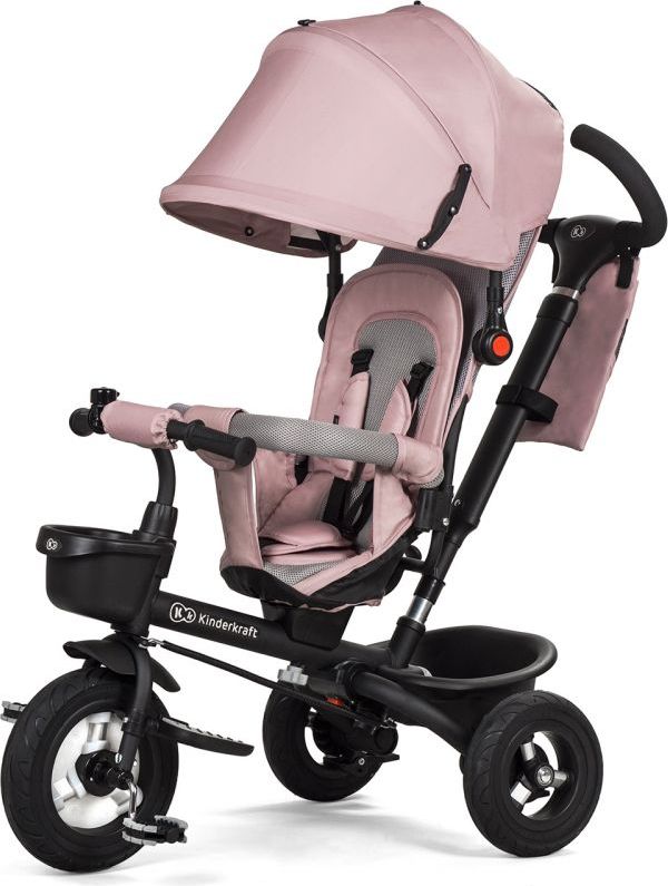 KINDERKRAFT Dětská tříkolka Aveo – Pink - obrázek 1