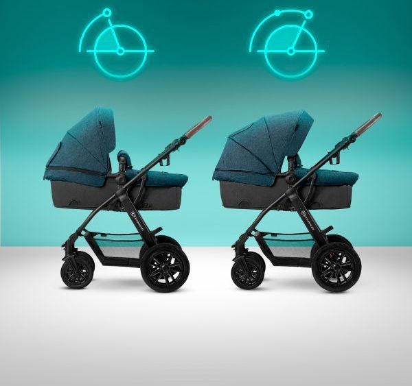 KINDERKRAFT Xmoov Kombinovaný kočárek 3v1 Grey 2020 - obrázek 2