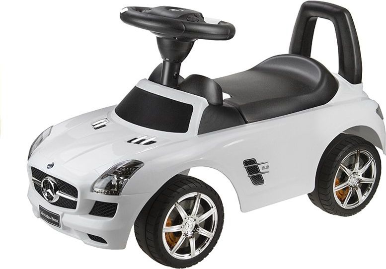 Mamido Odrážedlo Mercedes Benz se zvuky bílý 1263 - obrázek 1