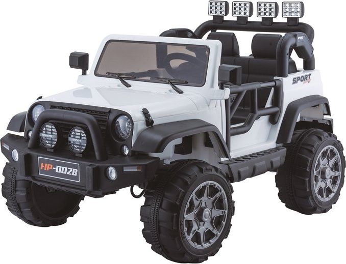 Mamido  Dětské elektrické autíčko Jeep HP012 bílé  L-3949 - obrázek 1