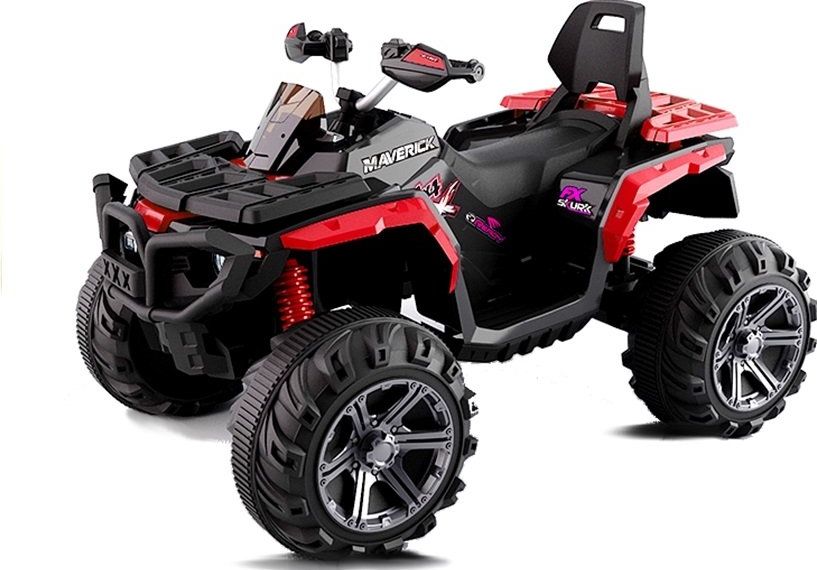 Mamido Elektrická čtyřkolka BBH3588 červená L-2514 - obrázek 1