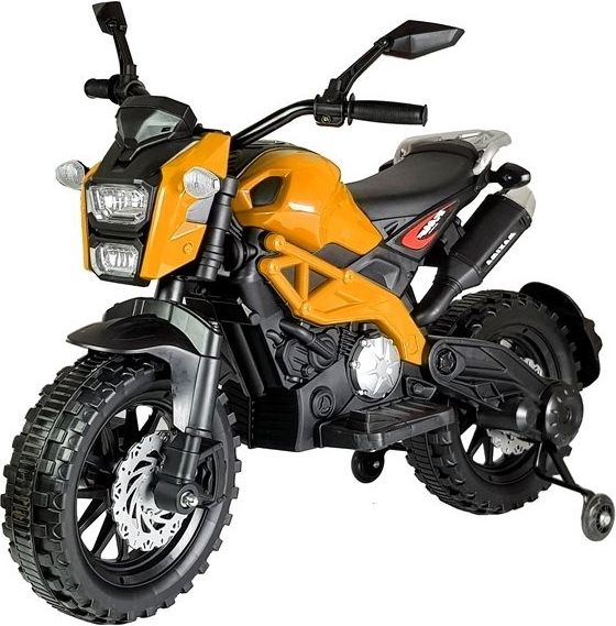 Mamido Dětská elektrická motorka DLS01 oranžová L-4774 - obrázek 1