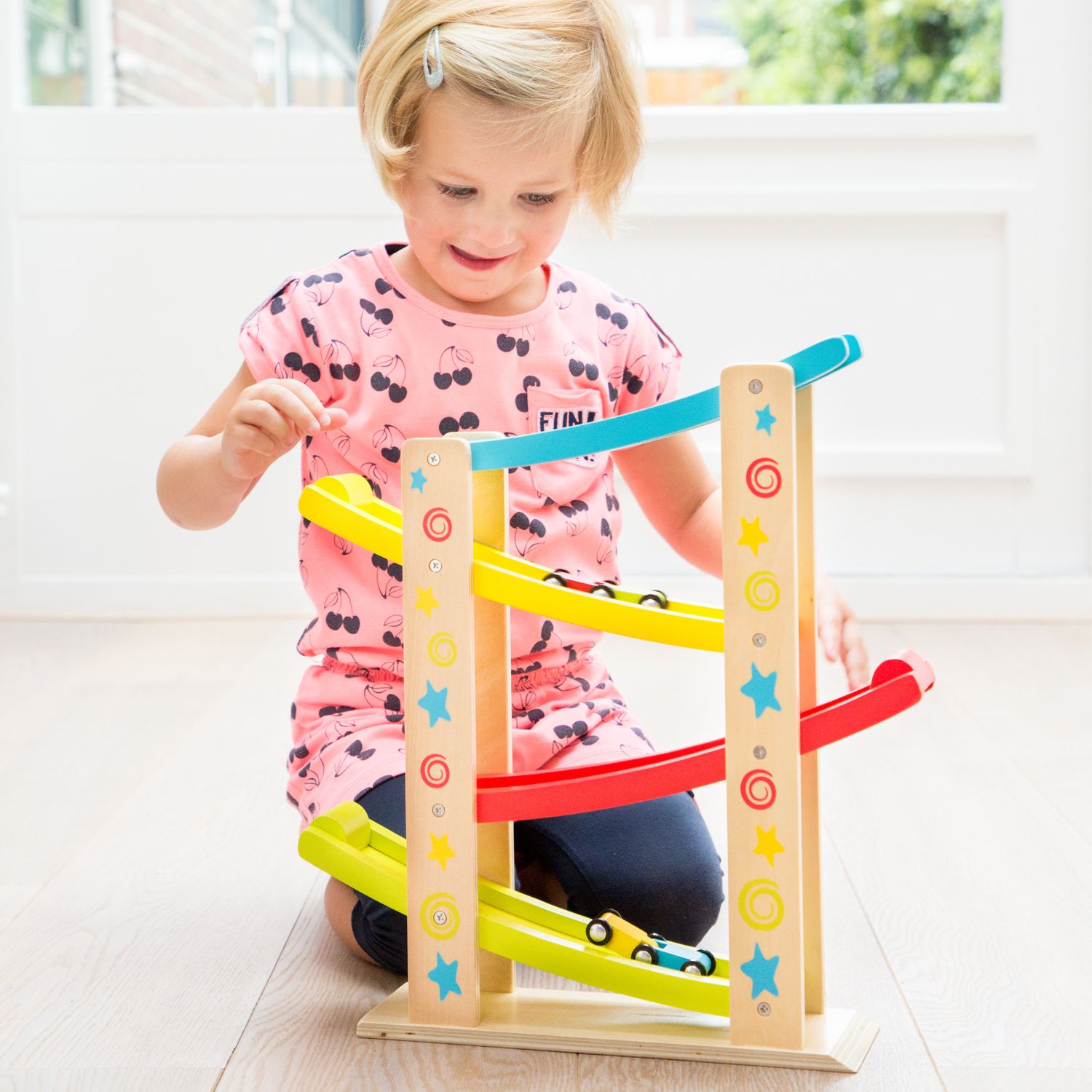 New Classic Toys Dřevěná dráha hvězda - obrázek 3