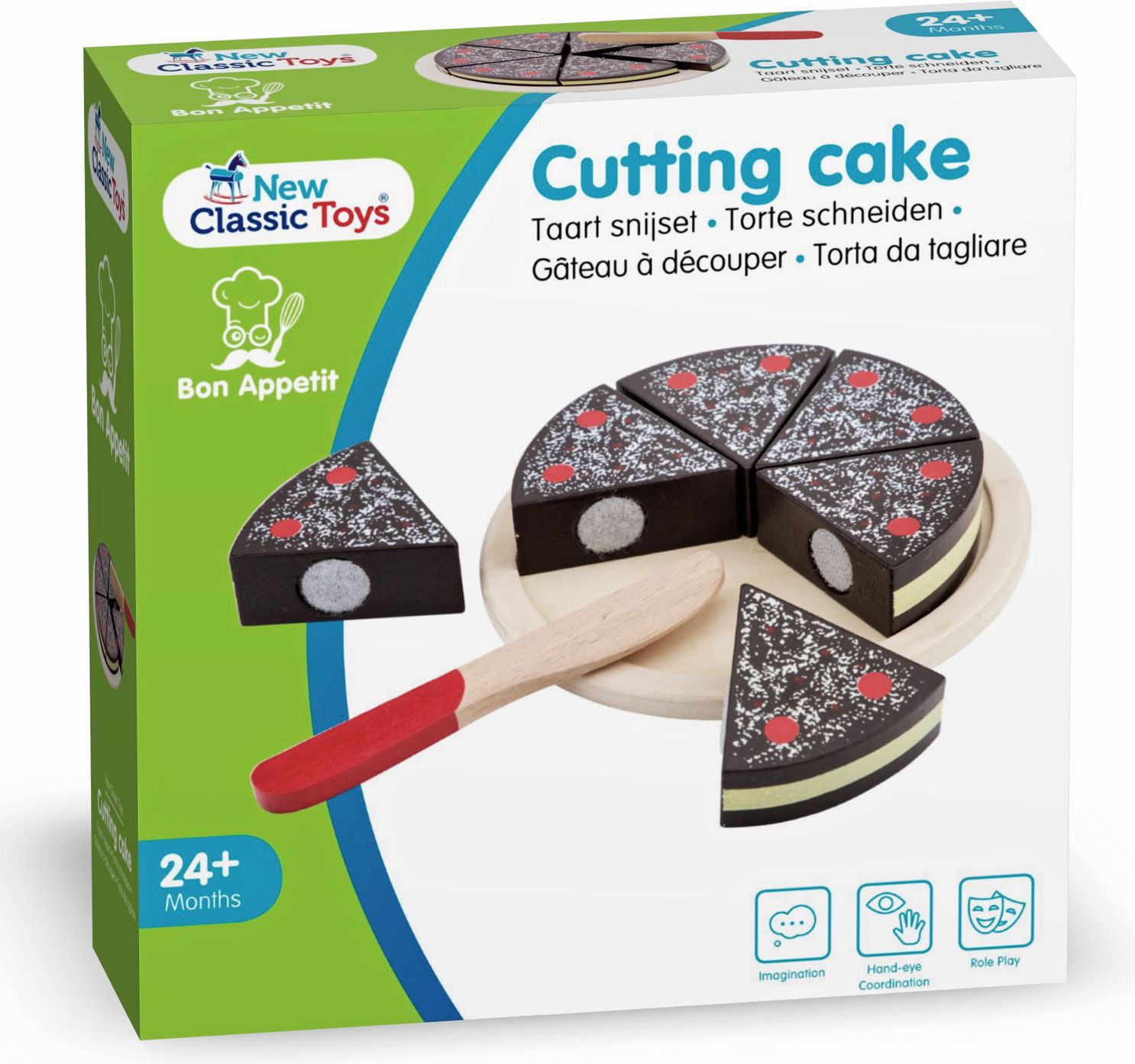 New Classic Toys Krájecí čokoládový dort - obrázek 4