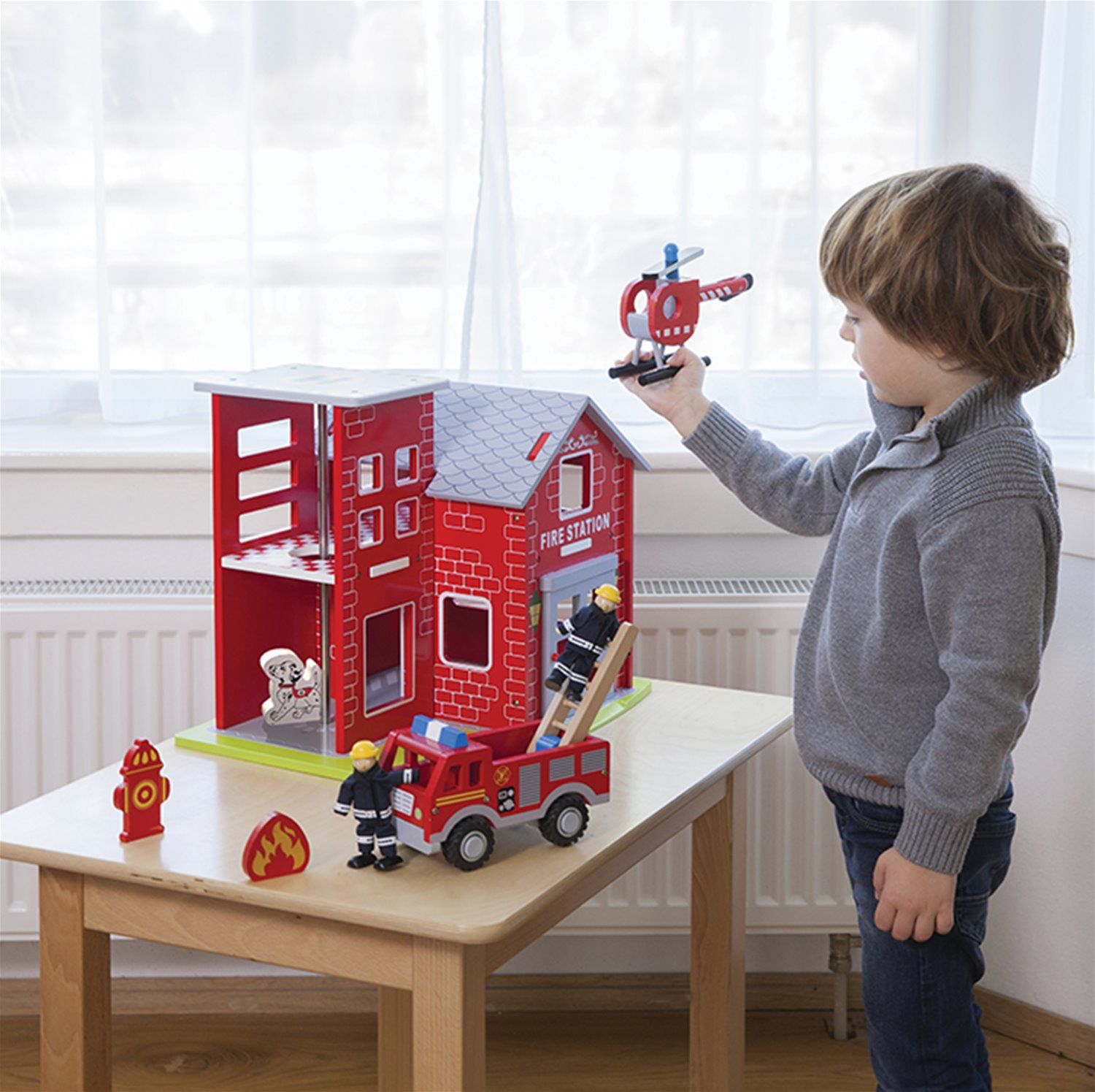 New Classic Toys Požární stanice - obrázek 2