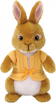 Králíček Mopsy, plyšová figurka z kolekce Ty Beanies Babies na motivy animovaného filmu Králíček Petr, 15 cm, pro děti od 3 let. Figurka - obrázek 1