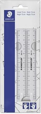 Pravítko, 15 cm, plastové, 2ks, blister, STAEDTLER, blistr 2 ks - obrázek 1