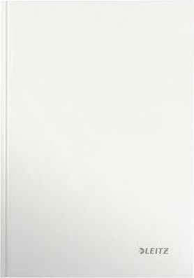 Záznamní kniha "Wow", bílá, tvrdé desky, lesklé, A4, čtverečkovaná, 80 listů, LEITZ - obrázek 1