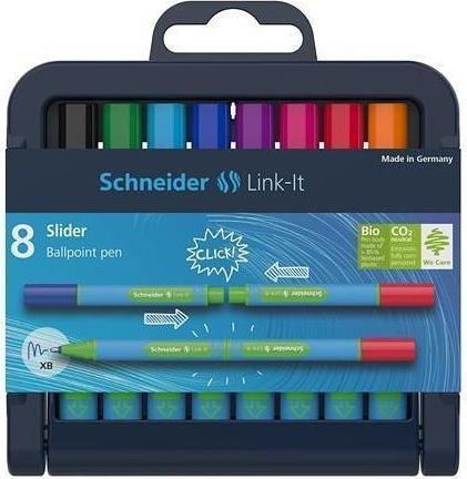 Kuličkové pero "Link-it", 8 různých barev, 0,7 mm, SCHNEIDER - obrázek 1