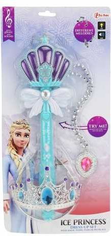 Kouzelná hůlka+čelenka a náhrdelník Ledová Princezna - obrázek 1