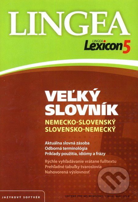 Lexicon 5: Nemecko-slovenský a slovensko-nemecký veľký slovník - Lingea - obrázek 1