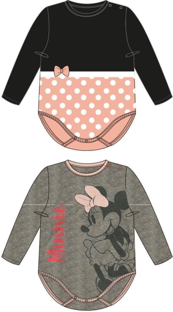 Disney dívčí body 2pack MINNIE 74, růžová - obrázek 1