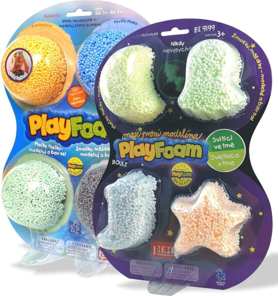PlayFoam Boule - 4pack B+4pack svítící - obrázek 1