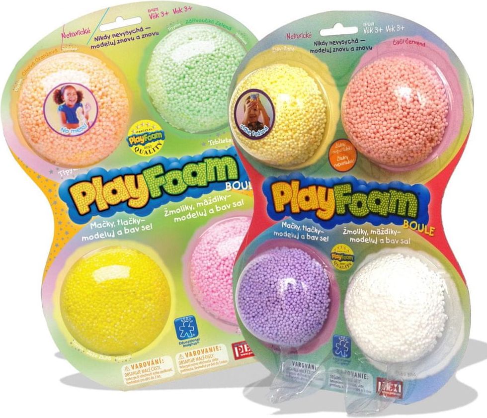 PlayFoam Boule - 4pack G+4pack třpytivé - obrázek 1
