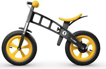 Dětské odrážedlo First Bike Limited Edition žluté - obrázek 2