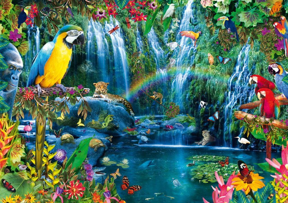 Blue Bird Puzzle 1000 dílků Parrot Tropics - obrázek 1