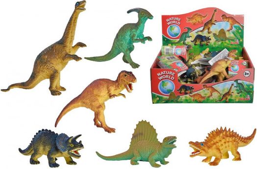 Gumový dinosaurus 11-14cm, 6 druhů, DP18 - obrázek 1