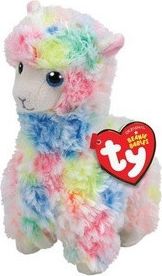 Beanie Babies Lola duhová lama 15 cm - obrázek 1