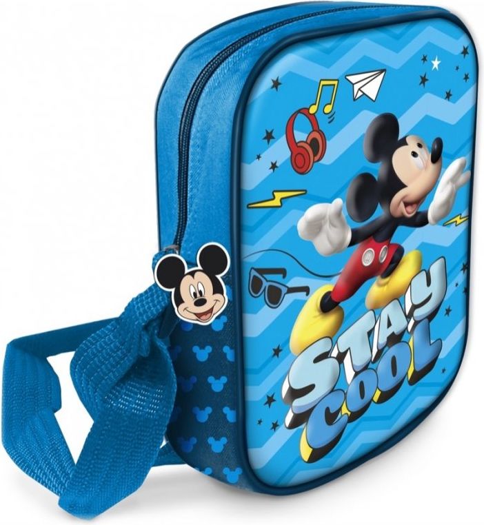 Star (Italy) · Dětská / chlapecká taška přes rameno s 3D obrázkem Mickey Mouse - Disney - kabelka, crossbag - obrázek 1