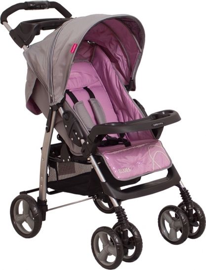 Coto Baby Sportovní kočárek Blues - šedá/purple - obrázek 1
