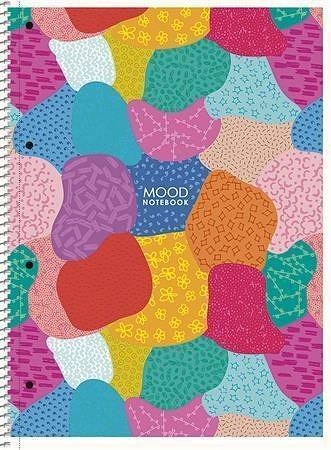 Spirálový sešit "Mood", assort, A4+, čtverečkovaný, 80 listů, SHKOLYARYK - obrázek 3