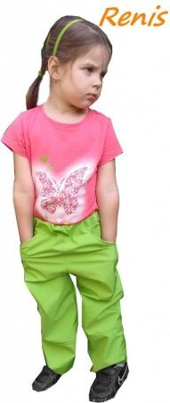 Dětské softshellové kalhoty letní s membránou, Velikost  74 Renis - obrázek 1