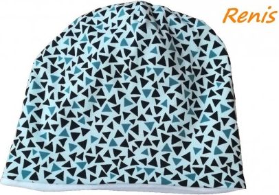 Zimní elastická čepice trojuhelníčky Renis - obrázek 1