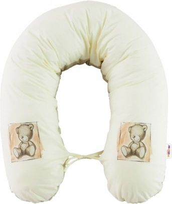 Kojící polštář - relaxační poduška 170 cm Teddy - pískový - obrázek 1